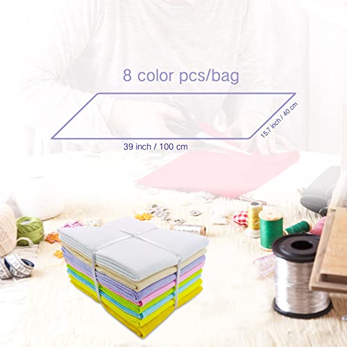 Jtnohx Large Soft Felt Sheets Felt Fabric for Crafts Easter Color 8Pcs - color: Easter Colors Series
