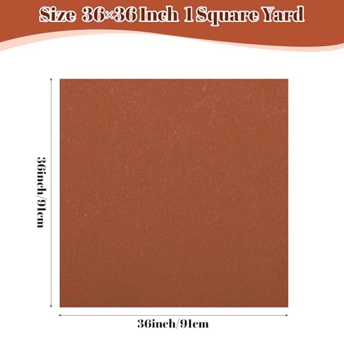 Felt Fabric 36" X 36"(1 Square Yard) (Brown) - color: Brown, size: 36" X 36"