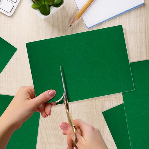 10PCS Green Self Adhesive Felt Fabric Sheets Sticky Felt Sheets for Craft Supplies Art Home Making（8.3" x 11.8"/20 x 30cm） - color: Green