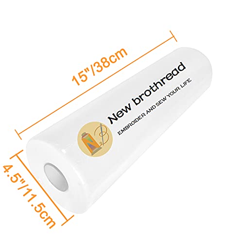 New brothread Cut Away Embroidery Stabilizer 15" x 25 Yd Roll - size: 15"x25yd roll