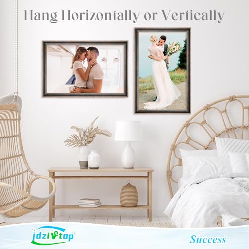 12x18 Frame Vintage Green, Ornate 18x12in Picture Frame with Floral Trim, for 12 x 18inch Gallery Photo Pic with HD Plexiglass, 1.6in Widen 0.8in Thick, Horizontal Vertical Wall Display - color: Vintage Green, size: 12x18in