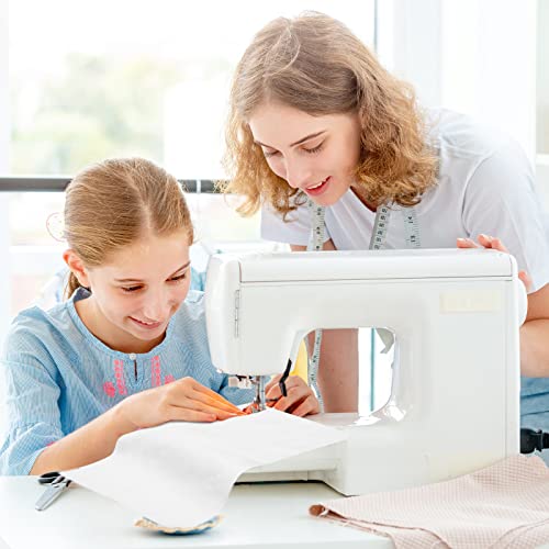 Mixweer 300 Pcs 4 x 4 Inches Cotton Fabric Squares Precut Quilting Fabric Bundles Solid Colors Quilt Material for DIY Craft Sewing Embroidery(White) - color: White
