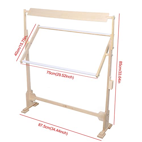 Floor-Standing Type Stand with Adjustable Embroidery Stand Cross Stitch Floor Stand for Living Room, Dining Room, Study Room, Bedroom(29.52*15.75inch)