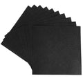 12" X 12" Squares Felt Fabric Sheets for Crafts, 10 Pieces 1mm Thick Non-Woven Craft Felt Paper Fabric Pads for Sewing Patchwork DIY Crafts Projects Making, Black