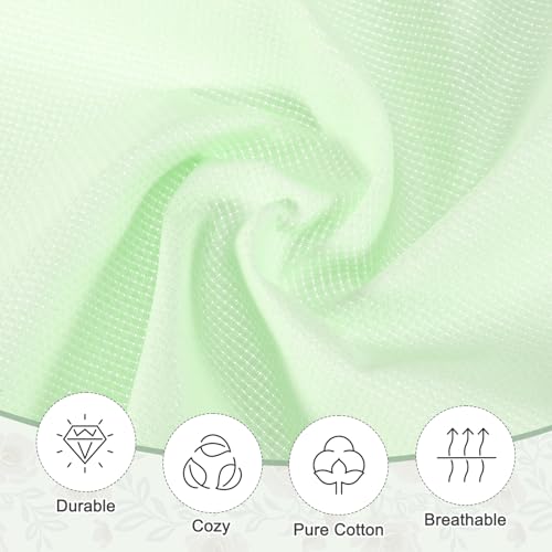 PATIKIL 14 Count Cross Stitch Cloth 19"x28", Embroidery Cotton Fabric DIY Cross Stitch for Handmade Needlework Art Crafts Machine Embroidery, Green - color: Green, size: 19"x28"