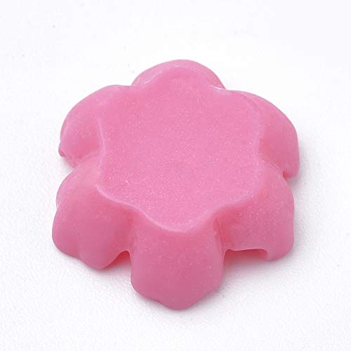 Beadthoven 200pcs Flatback Flower Resin Handmade Cabochons Mixed Floral Clay Beads Charms No Hole for Gluing DIY Jewelry Making Supplies Stud Earring Embellishment - color: Cosmos Flowers-Mixed#13mm
