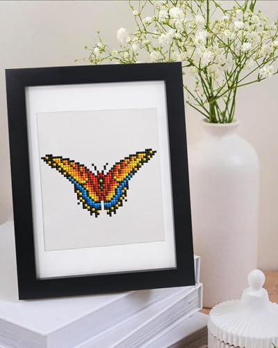 PeakLuv Mini Diamond Art Kits Butterfly Small Diamond Painting Kits - color: Butterfly2