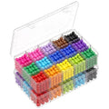2 Pack 15 Grids Clear Organizer Box with Dividers, 10.4 x 7.1 x 2.2 in - color: 2 Pack, size: 15 Grids(10.4 x 7.1 x 2.2 inch)