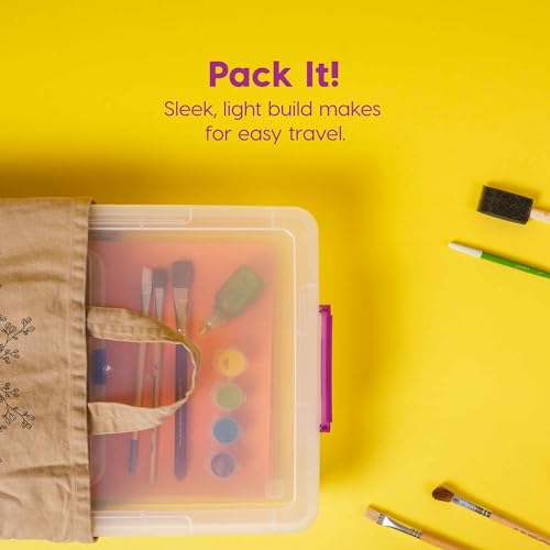 IRIS USA Storage Bins with Lids |Made in USA| 6 Qt - (6-Pack) - Clear - color: Clear, size: 6 Qt. - 6 Pack, style: STACK