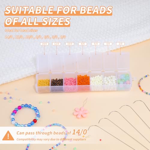 GarfxG 5 PCS Curved Beading Needles, Stainless Bead Spinner Needles - style: 5pcs Spinner Needles