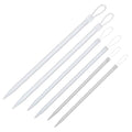6 Pcs Wool Needles, Nylon Thread Rope Threader Yarn Thread Large Eye Wool Needle Threader Needle Knitting Tool for Knitting, Crocheting, Weaving