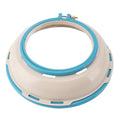 Double Sided Punch Needle Stand Hoop Frame, Embroidery Stand Hoop for Cross Stitch Quilting 16.5cm 25cm (Blue) - style: Blue