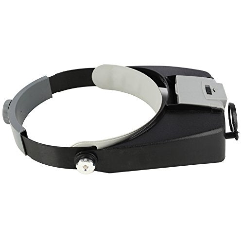 Headband Magnifier with Light，Glasses for Close Work,10X - color: 1.5x-3.5x - Led Light