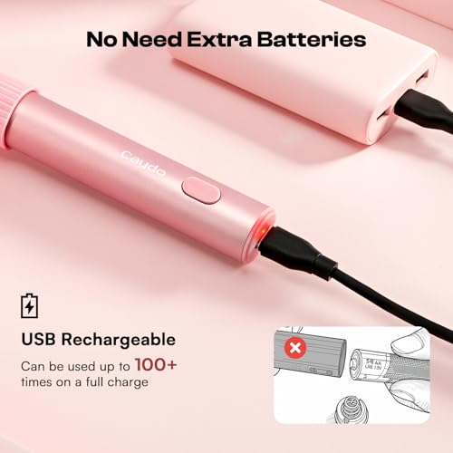 Caydo Rechargeable Thread Burner Tool - color: Pink Thread Burner