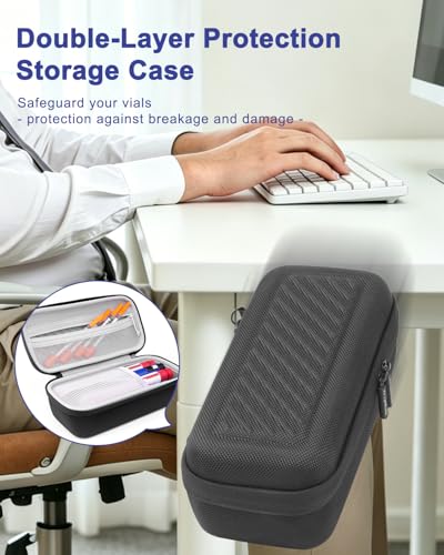 Medication Cooler Travel Case with Ice Pack for Portable Zepbound Mounjaro