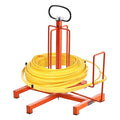 VEVOR Cable Dispenser, Floor or Stud Mounted, Wire Spool Rack, Portable Wire Rack Dispenser with Anti-Slip Metal Handle for Wiring Transport, Swivel Eyelet, for Electrical, Industrial and Retail Use - style: Wire Dispenser