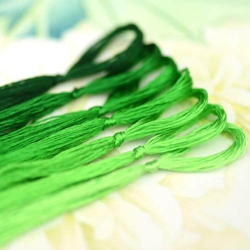 Natural 100% Mulberry Handmade Embroidery Silk Thread Silk Floss (90) - color: 90
