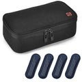 ALLCAMP Insulin Travel Cooler Case, Large Capacity, 4 Ice Packs, Black - color: Black