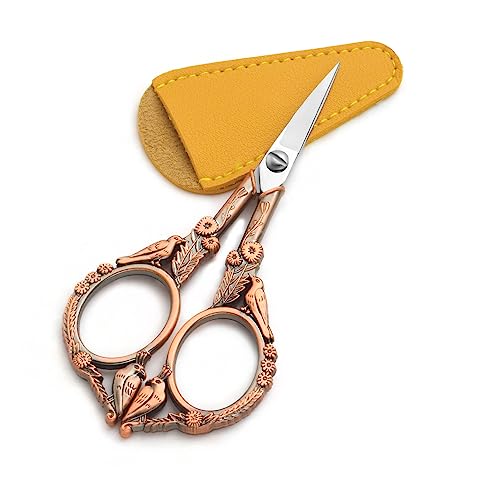 4.5" Vintage European Style Scissor for Cross Stitch Embroidery DIY