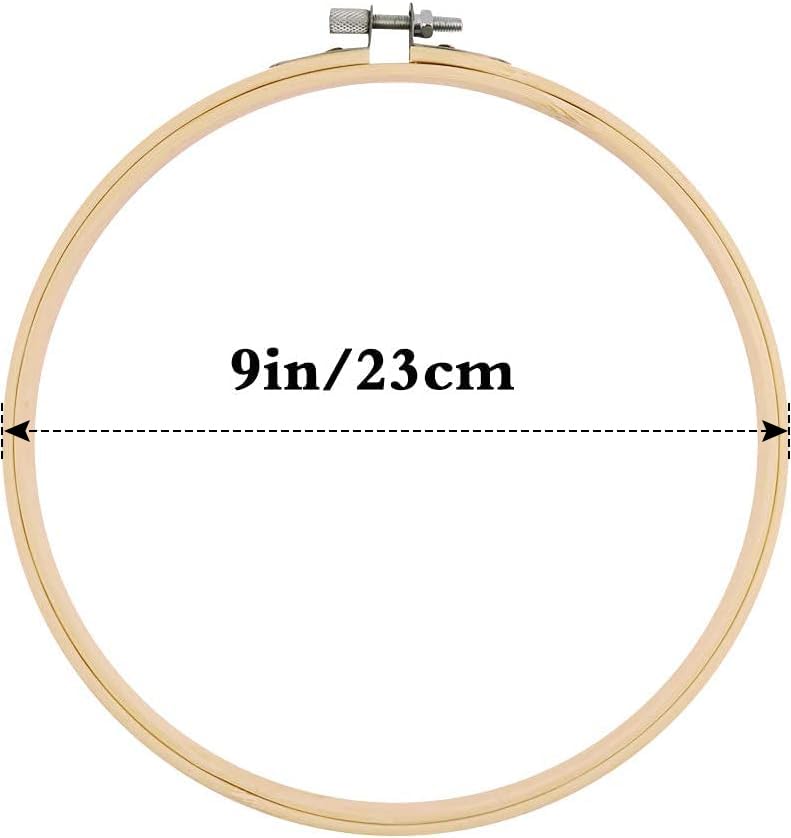 Faylapa 16 Pieces 9 Inch Embroidery Hoops Set Bulk - style: 9 inch 16pcs