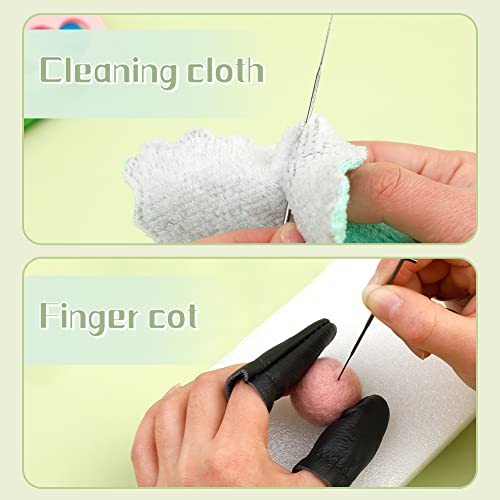 JUPEAN Needle Felting Kits for Beginners Adults 50 Colors Wool Felting Kit - style: Style C