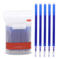 Heat Erasable Fabric Marking Pens 100pcs,Disappearing Ink Cloth Tracing Refills for Creating Washable Art and Lettering,Sewing,Quilting,Dressmaking,Shoesmaking,Leather - color: 100pcs blue