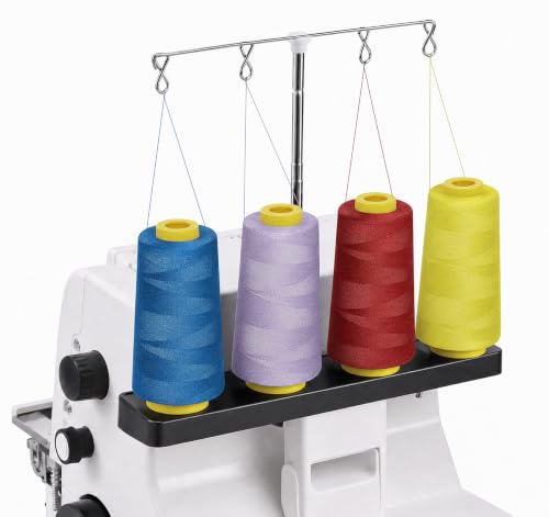 ilauke 12 x 1800 Yards Serger Thread Cones, All Purpose Polyester Thread - color: 12colors,1800yd