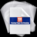 PSLER 150PCS Transfer Tracing Paper - Translucent Trace Paper for Drawing