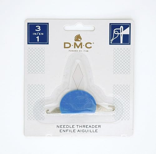 DMC Embroidery Floss Pack, Home Decor, Floss Kit Include 36 Assorted Color Bundle Mouline Cotton White/Black, Tapestry Hand Needles, Embroidery Scissors Needle Threader