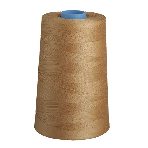 Connecting Threads Caramel Brown 100% Cotton Thread Cone - color: Caramel