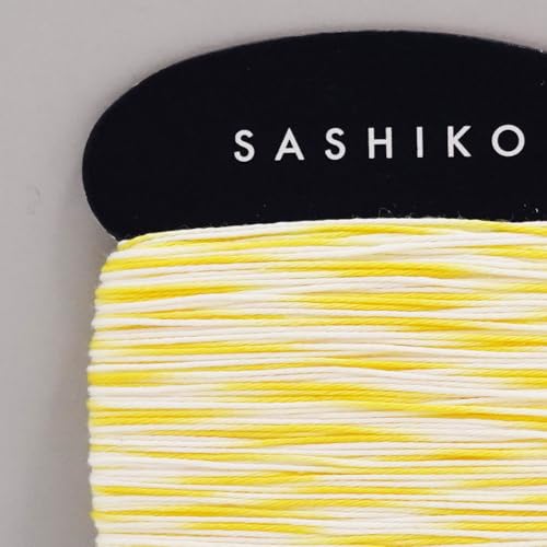 DARUMA Sashiko Thread Card Rolls Set of 3 (43.7 Yards x3) - Sewing & Embroidery, Includes Instruction Manual and Gift Packaging (Thin, Two-Tone Kasuri Yarn) - color: Two-Tone Kasuri Yarn, style: Thin