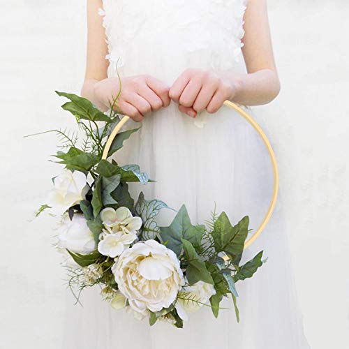 Worown 16 Pack Bamboo Floral Hoops, Multi-Size Wooden Wreath Rings for Making Wedding Decor and Wall Hanging Crafts (4, 5, 6, 7, 8, 9, 10 & 12 Inch) - size: 16Pcs (4/5/6/7/8/9/10/12 Inch)