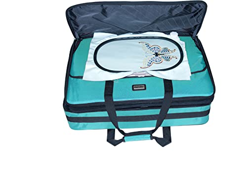 Tutto 26" Embroidery Bag - Large - color: Turquoise, size: 26-Inch