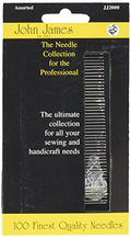 Colonial Needle John James Professional Needle Collection, Assorted 100/Pkg,Silver