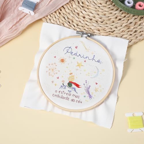 16 Pcs Embroidery Fabric Cloth, 5.9 to 11.8inch Embroidery Cloth Squares - color: White