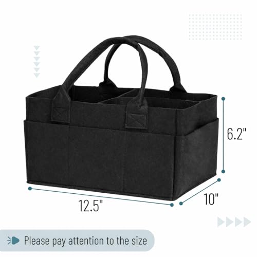 Mr. Pen- Baby Diaper Caddy Organizer, Black, Medium - color: Black, size: 1 Pack, Regular