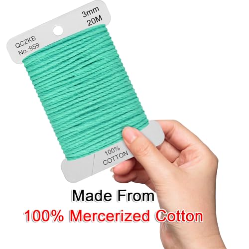 Classic Crochet Thread Yarn 100% Pure Cotton Thread,Col No: 959,Medium Seagreen - color: Medium Seagreen