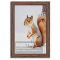 Rustic Walnut A4 Frame - Single Frame, 8.27x11.69 inch Poster Frame for Artwork, Puzzles, Photos and Movie Posters Picture Frames - size: 8.27" x 11.69"