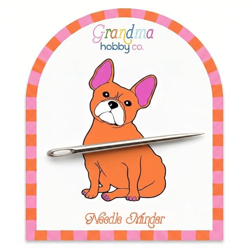 Aspen Lane Magnetic Needle Minder Needlepoint Accessory (Frenchie) - color: Frenchie