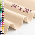 Large Felt Fabric Sheet 36 x 36 Inch, 1.6mm Thick (Beige) - color: Beige