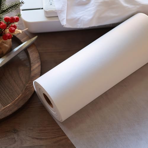 12 Inch x 50 Yards Tear Away Stabilizer for Embroidery, Easy to Tear Embroidery Backing Stabilizer - Medium Weight