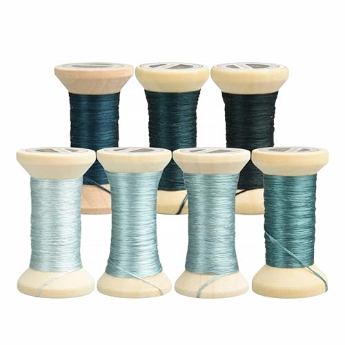 Natural 100% Mulberry Handmade Embroidery Silk Thread Silk Floss (49) - color: 49
