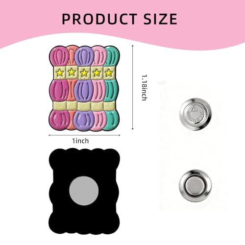 Funny Needle Minder Magnet, Cute Magnetic Sewing Accessory for Embroidery, Needlepoint & Cross Stitch Projects