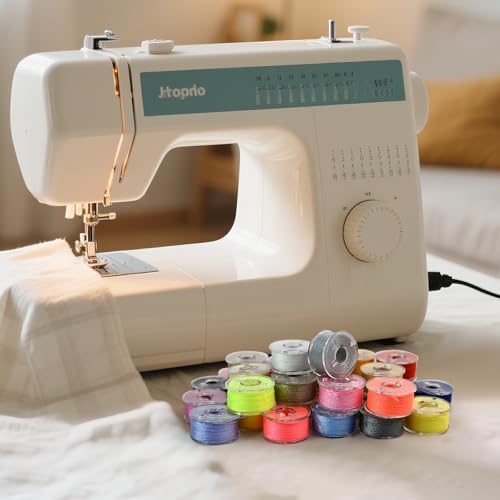 36 Colors Prewound Bobbins with Thread for Sewing Machines