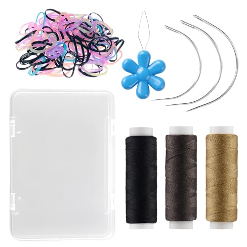JIAMEISI Hair Extension Sewing Kit - color: Threads