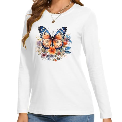 12PCS Delicate Watercolor Butterfly Flower Design Iron on Transfers - style: NF001