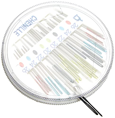 Pony Eye Hand Sewing Needle Compact: Chenille, Multi-Colour