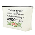 Mxrymvu Cross Stitch Project Gifts Makeup Bag Sewing Gift Cosmetic Bag for Mom Grandma Aunt Sister Daughter Quilter Cross Stitch Supplies Birthday Christmas Thanksgiving Unique Present Travel Pouch