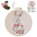 YOUDRN Bunny in Bloom Embroidery Kit for Beginners, Bunny Embroidery - color: Bunny