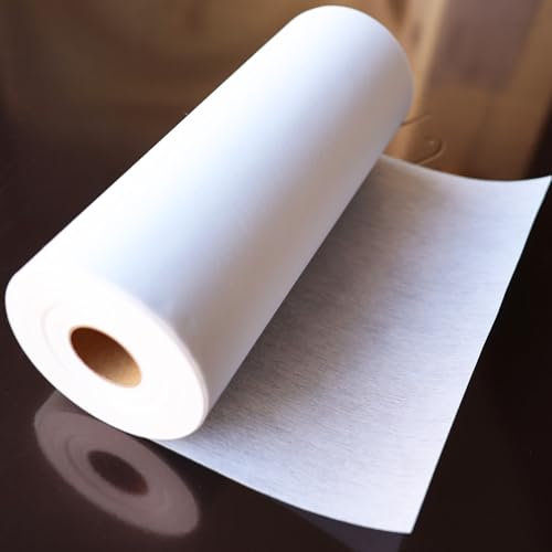 12 Inch x 50 Yards Tear Away Stabilizer for Embroidery, Easy to Tear Embroidery Backing Stabilizer - Medium Weight